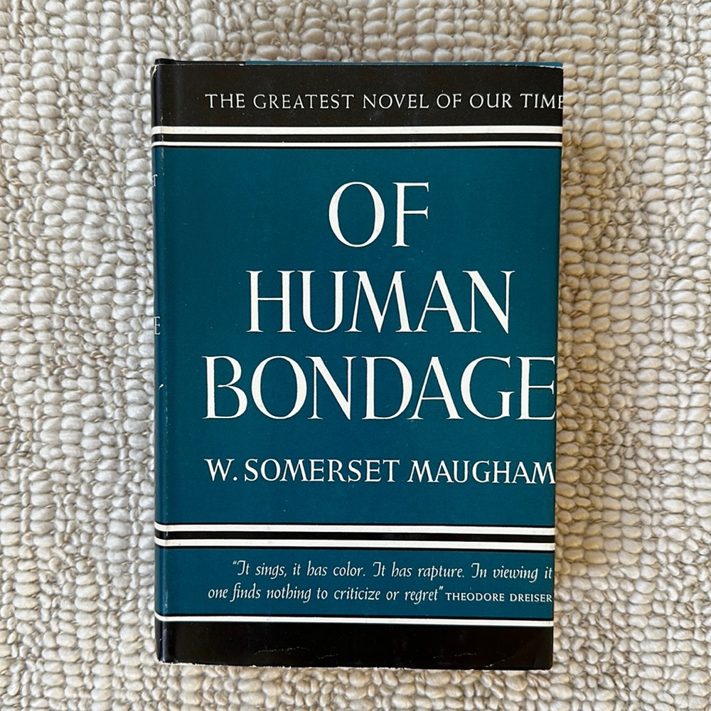 Of Human Bondage W. Somerset Maugham 1936 hardcover with dust jacket